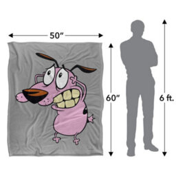 Courage The Cowardly Dog Season 1 Silky Supersoft Blanket Multicoloured (152Cm X 127Cm) - thumbnail 5