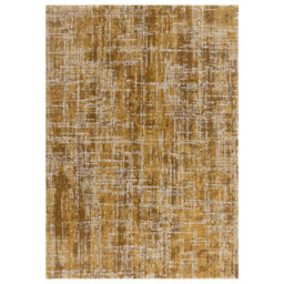 Modern Gold Rug, Abstract Bedroom, & Living Room Rug, Luxurious Stain-Resistant Rug For Dining Room-160Cm X 230Cm - thumbnail 1