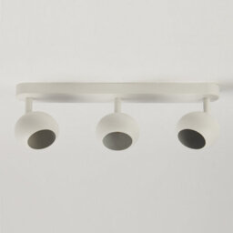CGC Lighting Cgc Nieve Matt White Triple Three Head Gu10 Ceiling Surface Spot Light Round Head - thumbnail 2