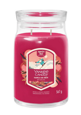 Yankee Candle Signature Large Scented Jar Candle - Santa On Skis - image 1