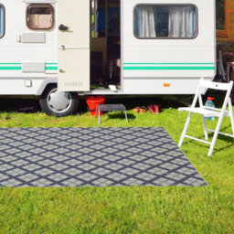 Homeart Outdoor Rugs Easy Cleaning Area Rugs For Balcony,garden,picnic,uv Weather Resistant  D.blue Cream, 120 X 170 Cm - thumbnail 3