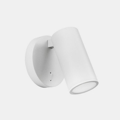 Luminosa Lighting Luminosa Simply Single Spotlight Wall Lamp White Gu10