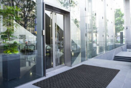 RugsX Runner - Doormat Antislip Vectra 900 Outdoor, Indoor Anthracite 200 Cm  200X200 Cm - thumbnail 3