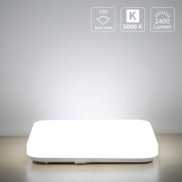 Lepro Led Ceiling Lights 24W, 2400Lm Waterproof Bathroom Light, Daylight White 5000K, Office, Living Room, Bedroom, Kitchen, 23Cm - thumbnail 2