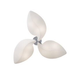 Luminosa Lighting Luminosa Natura Semi Flush 6 Light E27 Indoor, Polished Chrome/opal White - thumbnail 1