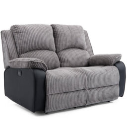 More4Homes Postana Electric Recliner Jumbo Cord 2+3 Seater Sofa Set (Grey) - thumbnail 4