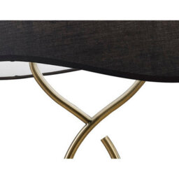 Luminosa Lighting Luminosa Ninette Table Lamp 2 Light E14 Large, Antique Brass With Black Shade - thumbnail 5