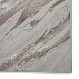 Beige Cream Abstract 8mm Pile Stain-Resistant Rug For Bedroom, Dining Room, Easy To Clean Abstract Rug-120Cm X 170Cm - thumbnail 4