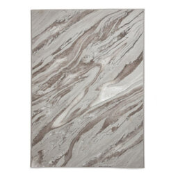 Beige Cream Abstract 8mm Pile Stain-Resistant Rug For Bedroom, Dining Room, Easy To Clean Abstract Rug-120Cm X 170Cm - thumbnail 9