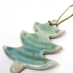 Storm Flowers Garden Christmas Tree Hanging Ceramic Decoration - thumbnail 4