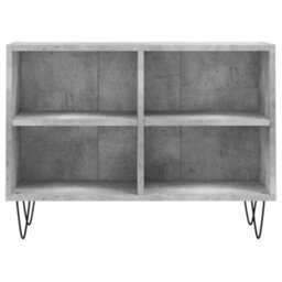 Berkfield Sturdy Tv Cabinet Concrete Grey 69.5X30X50 Cm Engineered Wood - thumbnail 4