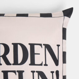 Ohs 2 X Garden Of Fun Slogan Garden Cushion Covers Outdoor Water Resistant - thumbnail 6