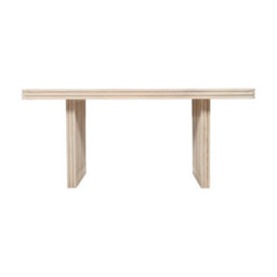 Buttercup Farm Hudson Carved 6 Seater Dining Table  - Mango Wood - L90 X W165 X H78 Cm - thumbnail 3
