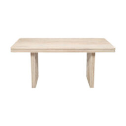 Buttercup Farm Hudson Carved 6 Seater Dining Table  - Mango Wood - L90 X W165 X H78 Cm - thumbnail 1