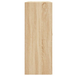 Berkfield Wall Mounted Cabinet Sonoma Oak 69.5X34X90 Cm Engineered Wood - thumbnail 8