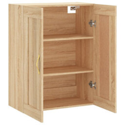 Berkfield Wall Mounted Cabinet Sonoma Oak 69.5X34X90 Cm Engineered Wood - thumbnail 6