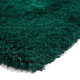 Green Shaggy Rug, Plain Anti-Shed Rug, 80mm Thick Modern Rug, Green Shaggy Rug For Bedroom, & Dining Room-60Cm X 120Cm - thumbnail 4