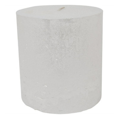 Buttercup Farm Libra Rustica Pillar Candle - Paraffin - L10 X W10 X H10 Cm - Pearl/white - image 1