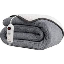 Sweet Dreams Heated Throw Electric Fleece, 9 Heat And 9 Timer Auto Shut Off - Digital Control - Machine Washable - thumbnail 2