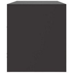 Berkfield Tv Cabinet Black 99X39X44 Cm Steel - thumbnail 8