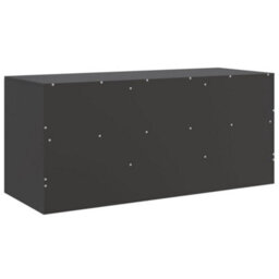 Berkfield Tv Cabinet Black 99X39X44 Cm Steel - thumbnail 9