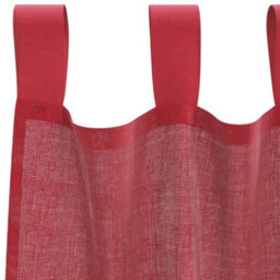 Walplus Voile Curtains With Rod Pockets 2 Pcs Wine Red - thumbnail 5