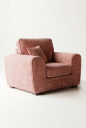 Loft Home Amara Blush Pink Fabric Armchair - thumbnail 2