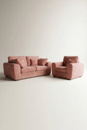 Loft Home Amara Blush Pink Fabric Armchair - thumbnail 3