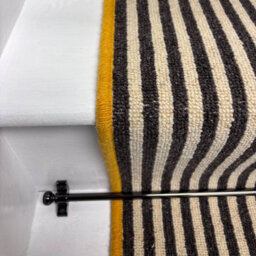 RainbowHome Stripe Quality Loop Pile Stair Runner With 100% Wool Yellow Edge 70 600 - thumbnail 4