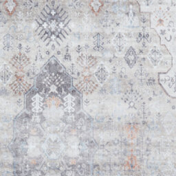 Beige Easy To Clean Bordered , Geometric Traditional Rug For Living Room, Bedroom - 120Cm X 170Cm - thumbnail 3