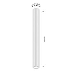 Luminosa Lighting Luminosa Karbon 60Cm Surface Mounted Downlight Taupe 1X Gu10 - thumbnail 8