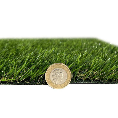 "Monte Rei 25mm Artificial Grass, Value For Money, Pet-Friendly Artificial Grass, Realistic Fake Grass-3M(9'9"") X 4M(13'1"")-12M²" - image 1