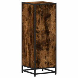 Berkfield Bathroom Cabinet Smoked Oak 35X37.5X100 Cm Engineered Wood - thumbnail 8