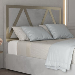 Belgrave Upholstered Soft Velvet Metal Designer Bed Frame - thumbnail 4