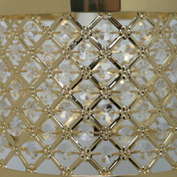 K Living Horsham Gold Shiny Metal And Acrylic Beads Non Electrical Easy Fit Pendant Shade - thumbnail 2