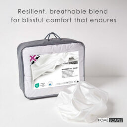 Homescapes Indulgent Pure Mulberry Silk Blend 4.5 Tog Spring/summer Duvet, Single - thumbnail 3
