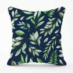 Warren Reed Designer Watercolor Leaves Cushions 60Cm X 60Cm - thumbnail 1