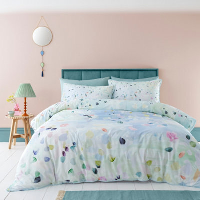 Appletree Alfresco 100% Cotton Duck Egg Duvet Cover Set - image 1