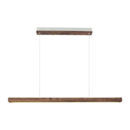Nordlux Ilgas Indoor Pendant Light Brown Wood Intergrated Led 30,000Hrs - Mains Powered, Ip20