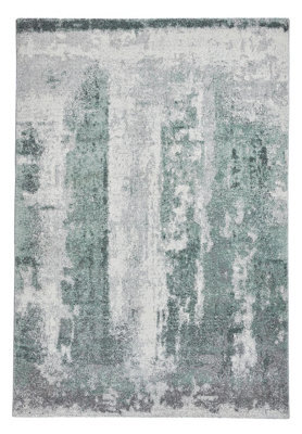 Ivory/green Rug, Easy To Clean Rug, Abstract Rug, Modern Stylish Rug For Bedroom, Livingroom & Diningroom-160Cm X 220Cm - image 1
