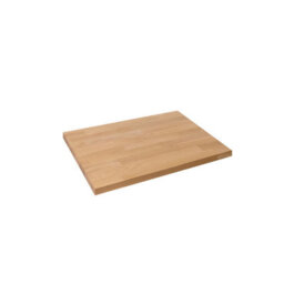 domli Solid Wood Oak Office Desk Top - 800mm X 500mm X 40mm - Premium European Wooden Rectangular Tabletop Timber Worksurface, Tabletop
