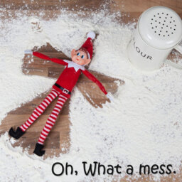 Elves Behavin Badly Christmas Naughty Elf Elfie And Elvie Red 30Cm 2 Pack - thumbnail 3