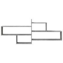 Berkfield Wall Shelf Concrete Grey 167.5X18X68 Cm Engineered Wood - thumbnail 4
