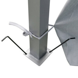 Outsunny 4M X 3(M) Outdoor 2-Tier Steel Frame Gazebo W/ Curtains Outdoor Garden - thumbnail 8