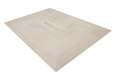 RugsX Carpet Balance 8788 Taupe - Geometric, Structural, Glamour 120X170 Cm - image 1