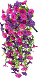 2 Pack Artificial Hanging Flowers, Artificial Flowers For Hanging Vines, Outdoor Artificial Trailing Plant - thumbnail 1