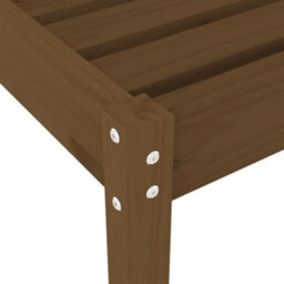 Walplus Sun Lounger Honey Brown 199.5X60X74 Cm Solid Wood Pine - thumbnail 8