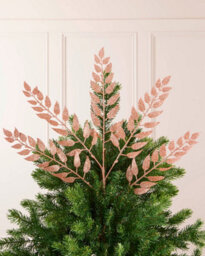 WeRChristmas 73 Cm Rose Gold Leaf Christmas Decoration Spray - thumbnail 3