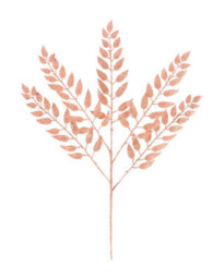 WeRChristmas 73 Cm Rose Gold Leaf Christmas Decoration Spray - thumbnail 1