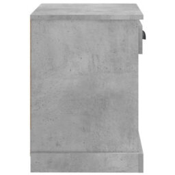 Berkfield Elegant Bedside Cabinets 2 Pcs Concrete Grey 43X36X50 Cm - thumbnail 9